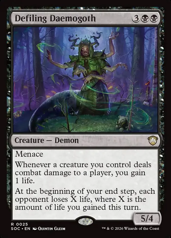 Defiling Daemogoth Front Face