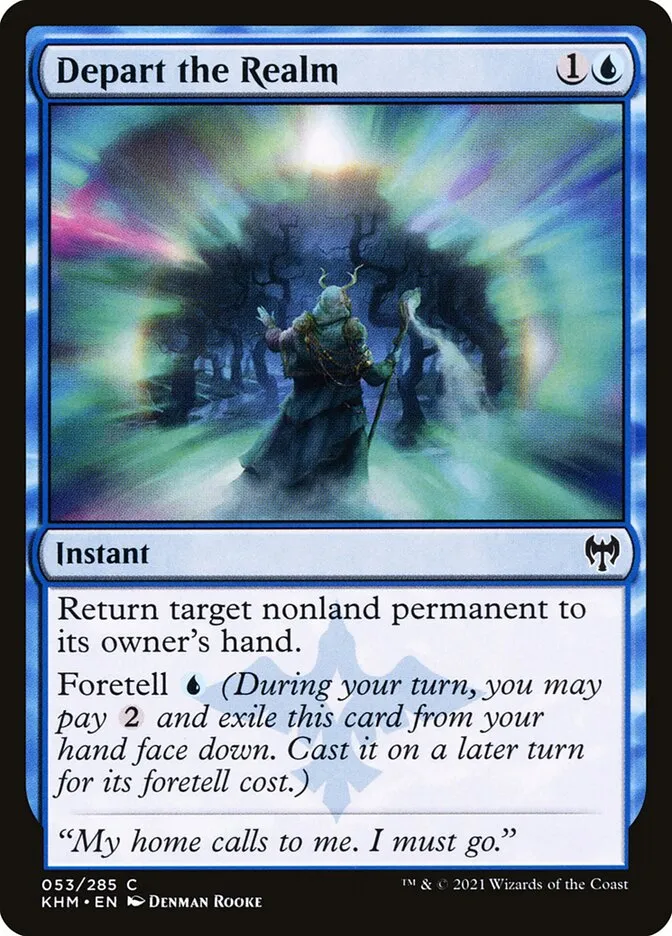 Depart the Realm Front Face