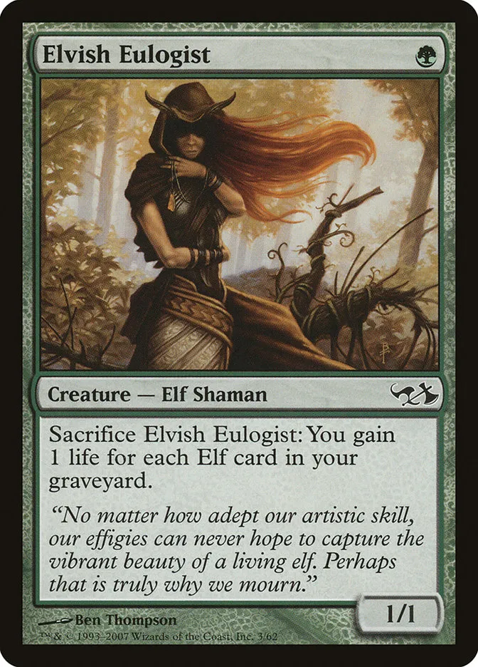 Elvish Eulogist Front Face