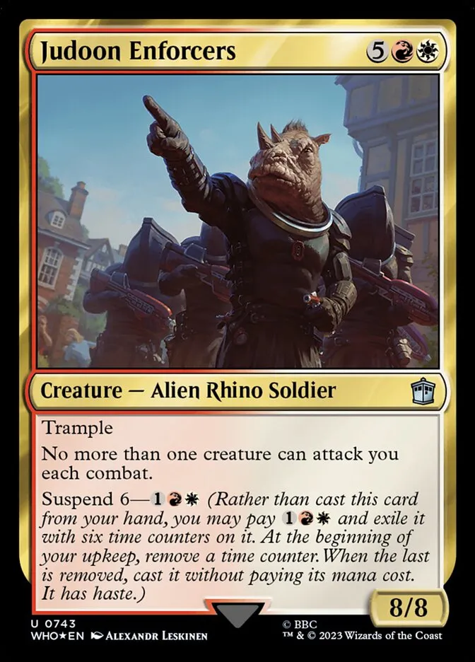 Judoon Enforcers Front Face