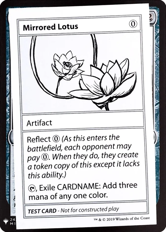 Mirrored Lotus Front Face