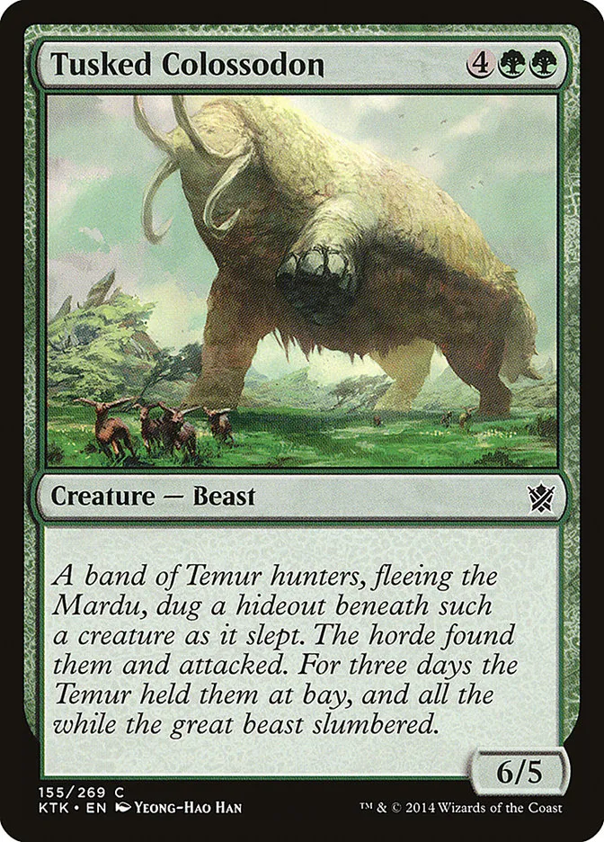 Tusked Colossodon Front Face
