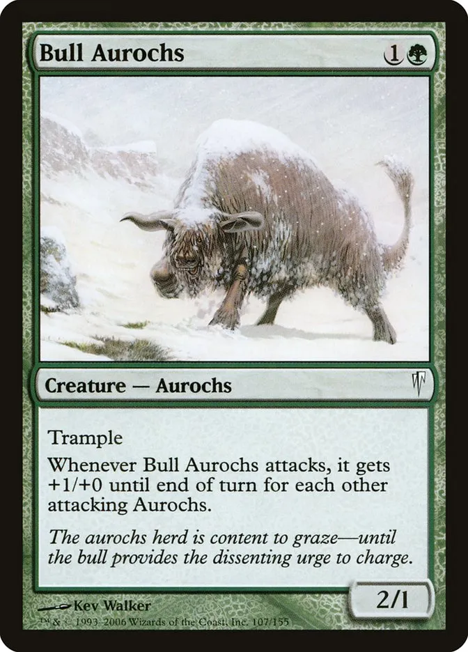 Bull Aurochs Front Face