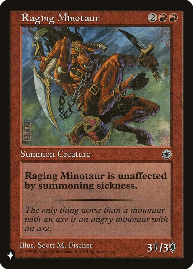 Raging Minotaur Front Face