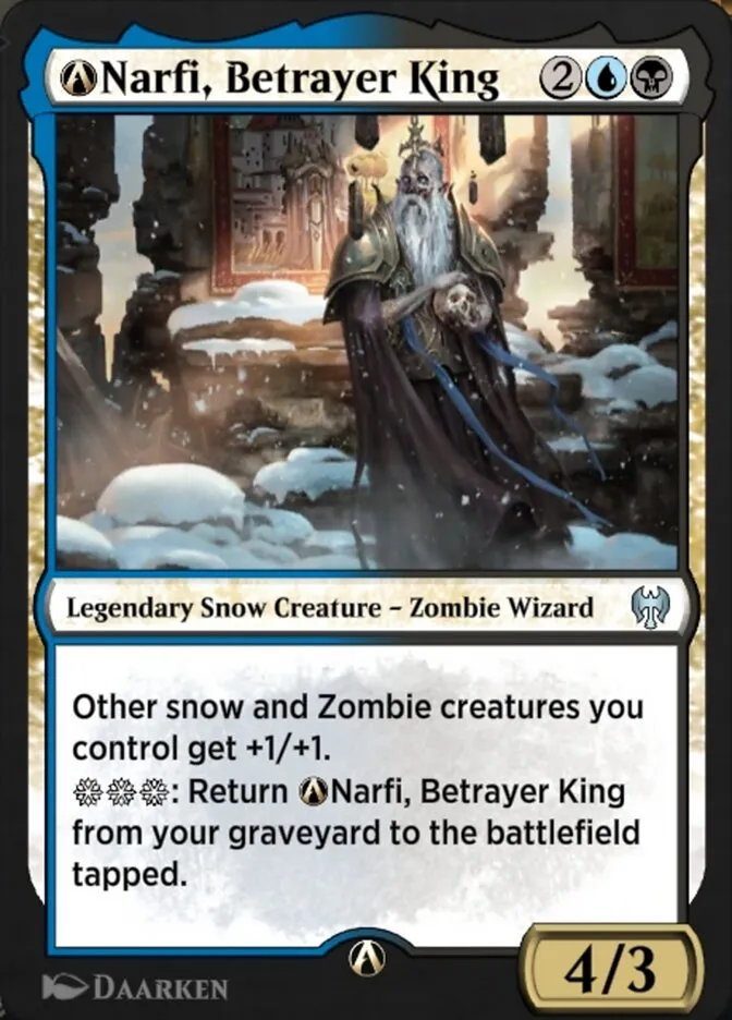 A-Narfi, Betrayer King Front Face