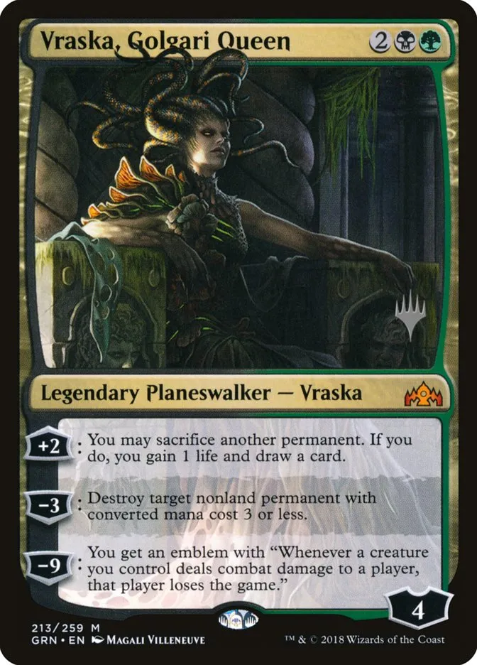 Vraska, Golgari Queen Front Face