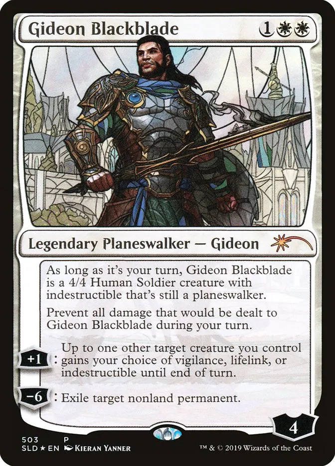 Gideon Blackblade Front Face