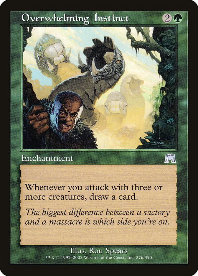 Overwhelming Instinct Front Face