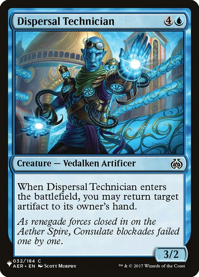 Dispersal Technician Front Face
