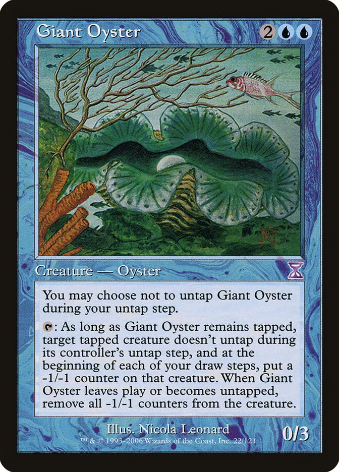 Giant Oyster Front Face