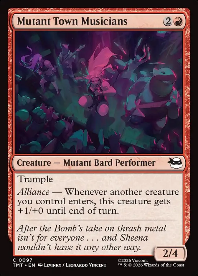 Mutant Town Musicians Front Face