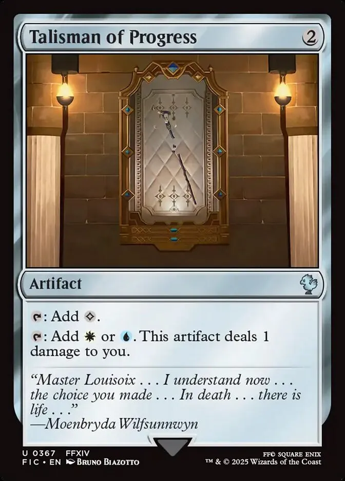 Talisman of Progress Front Face