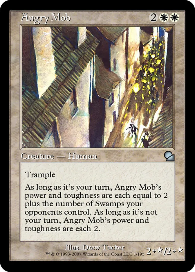 Angry Mob Front Face