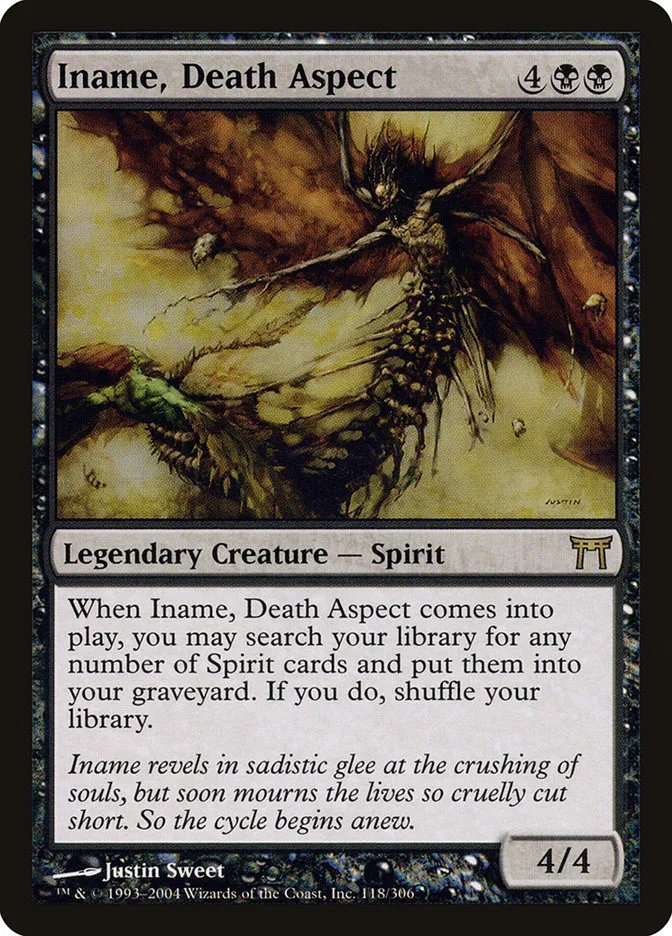 Iname, Death Aspect Front Face