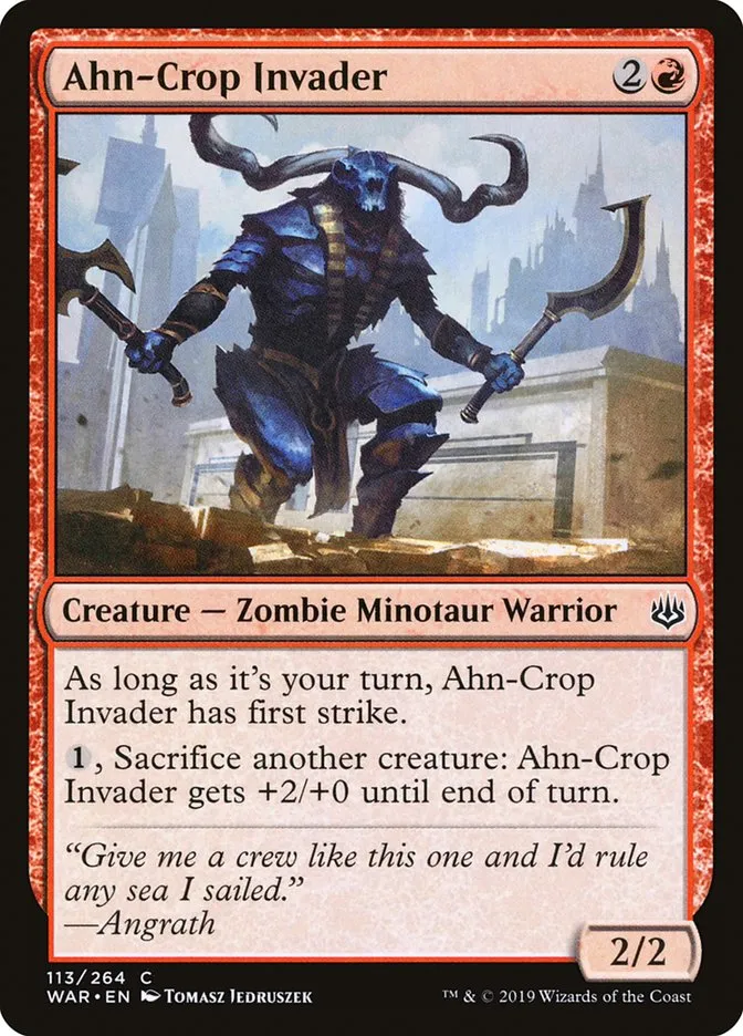 Ahn-Crop Invader Front Face
