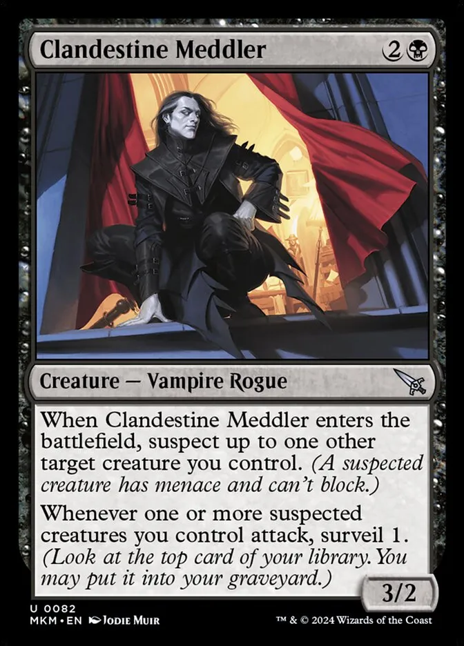 Clandestine Meddler Front Face