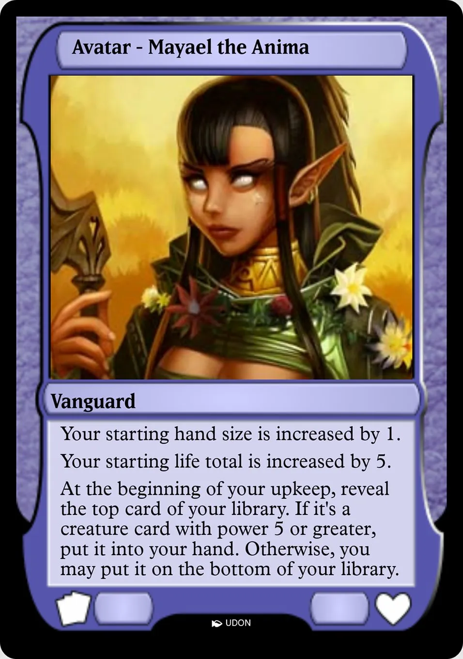 Mayael the Anima Avatar Front Face