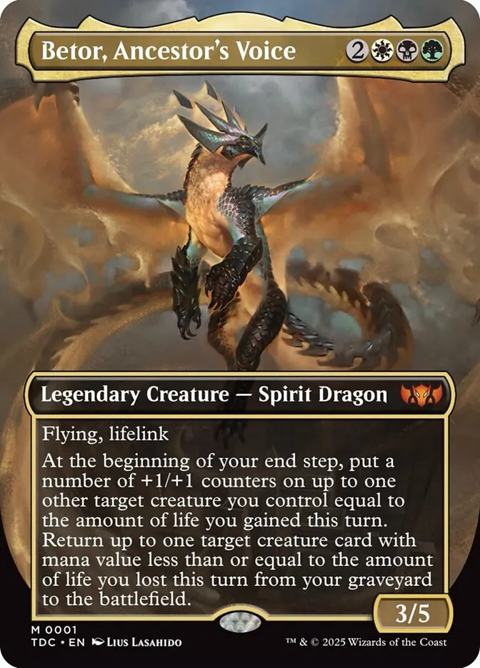 Betor, Ancestor's Voice Front Face