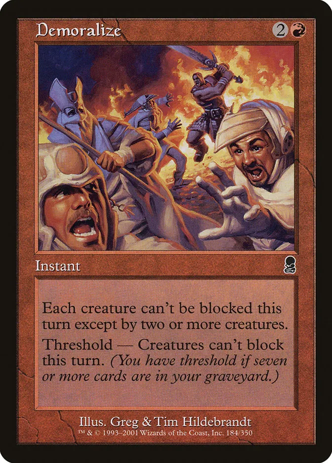 Demoralize Front Face