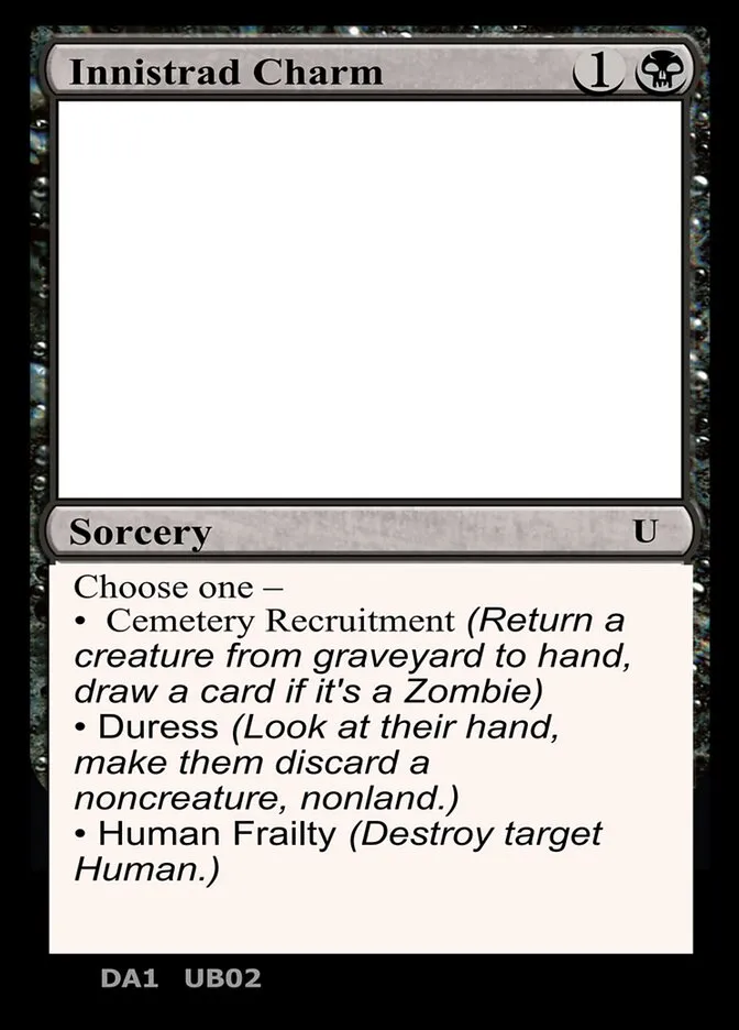 Innistrad Charm Front Face