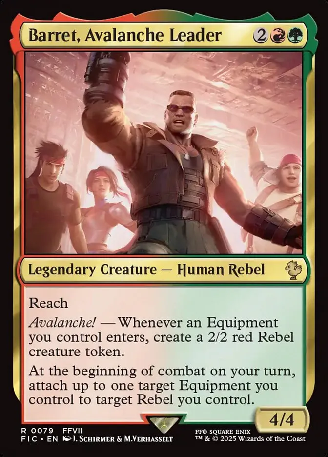 Barret, Avalanche Leader Front Face