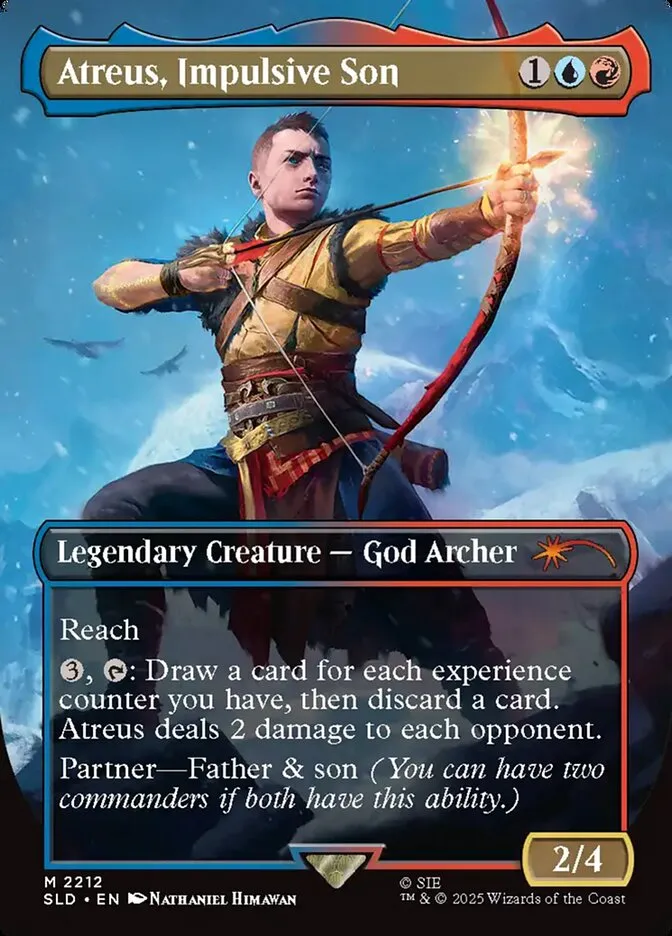Atreus, Impulsive Son Front Face