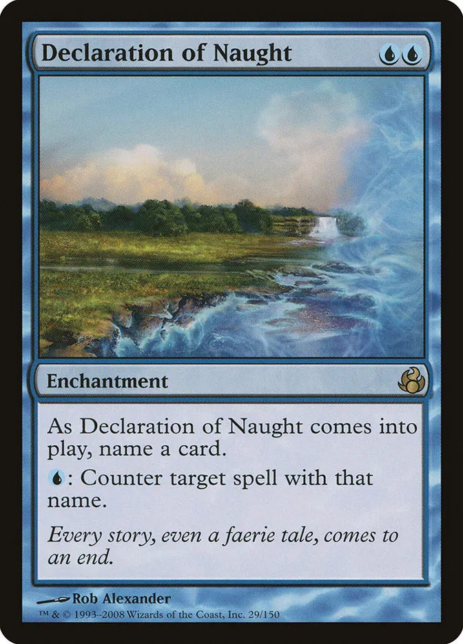Declaration of Naught Front Face