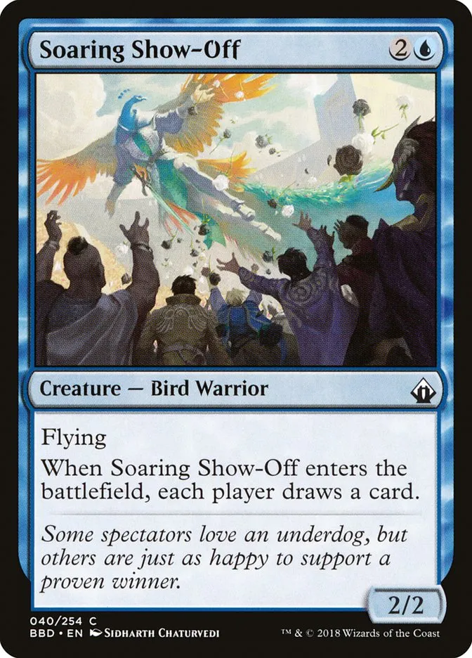 Soaring Show-Off Front Face