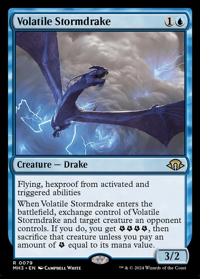 Volatile Stormdrake Front Face