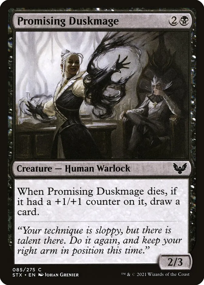Promising Duskmage Front Face
