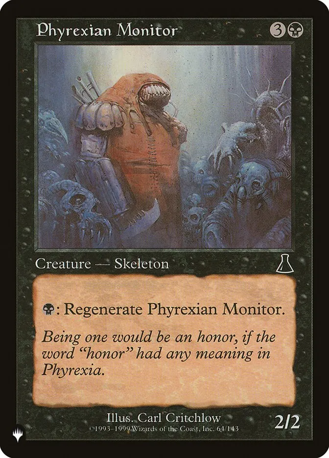 Phyrexian Monitor Front Face
