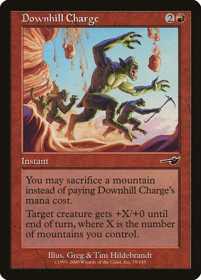 Downhill Charge Front Face