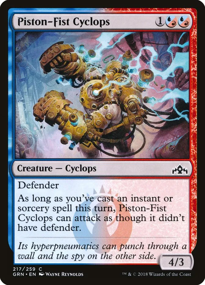 Piston-Fist Cyclops Front Face