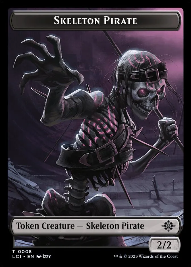 Skeleton Pirate Front Face