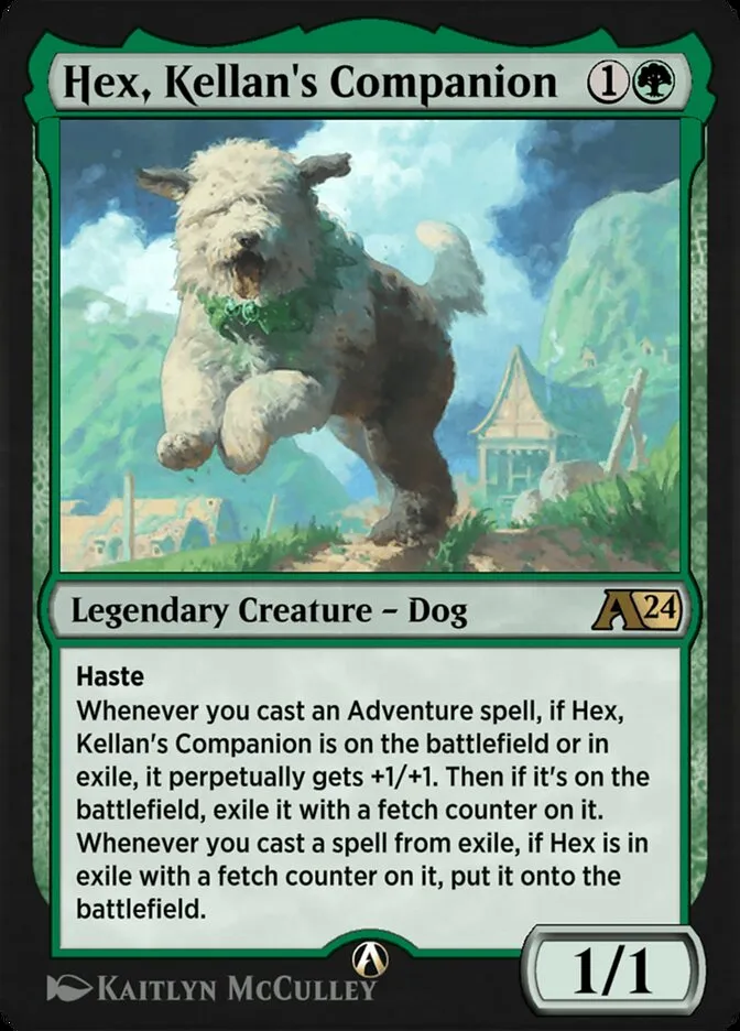 Hex, Kellan's Companion Front Face
