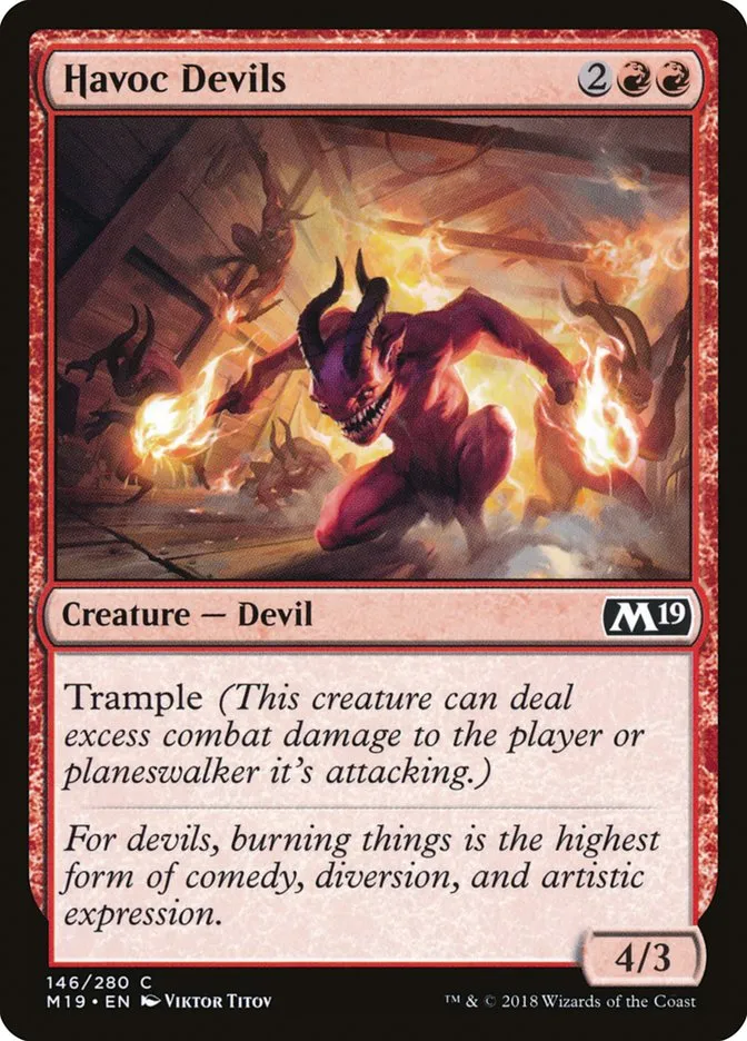 Havoc Devils Front Face
