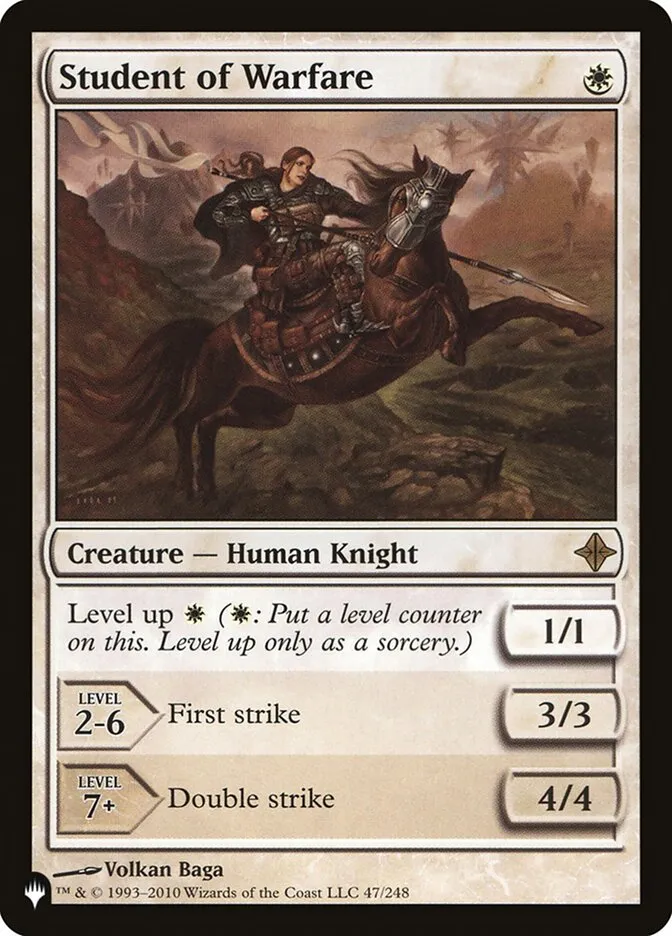 Student of Warfare Front Face