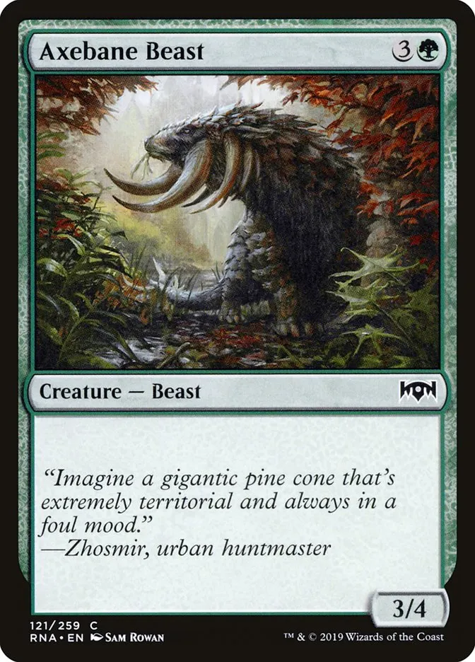Axebane Beast Front Face