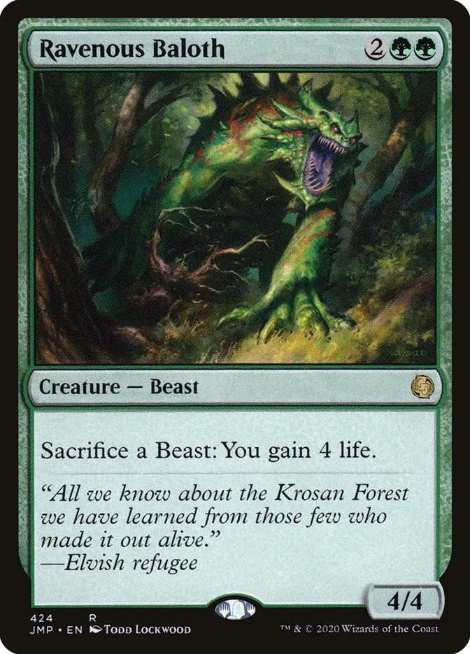 Ravenous Baloth Front Face