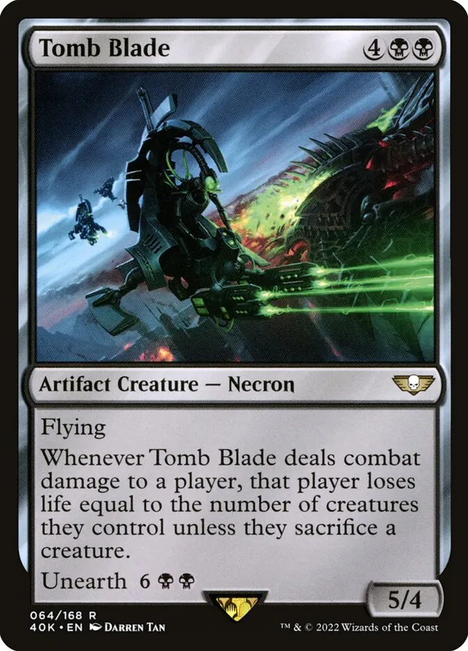 Tomb Blade Front Face