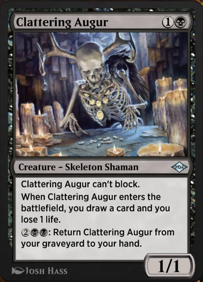 Clattering Augur Front Face