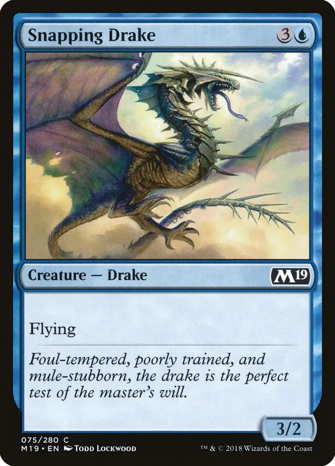 Snapping Drake Front Face