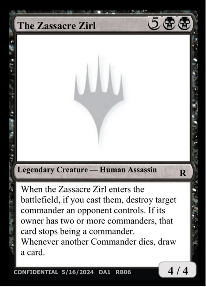 The Zassacre Zirl Front Face