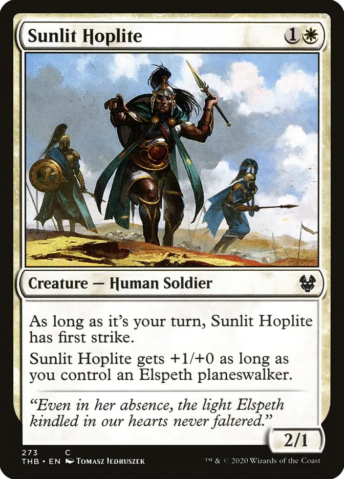 Sunlit Hoplite Front Face
