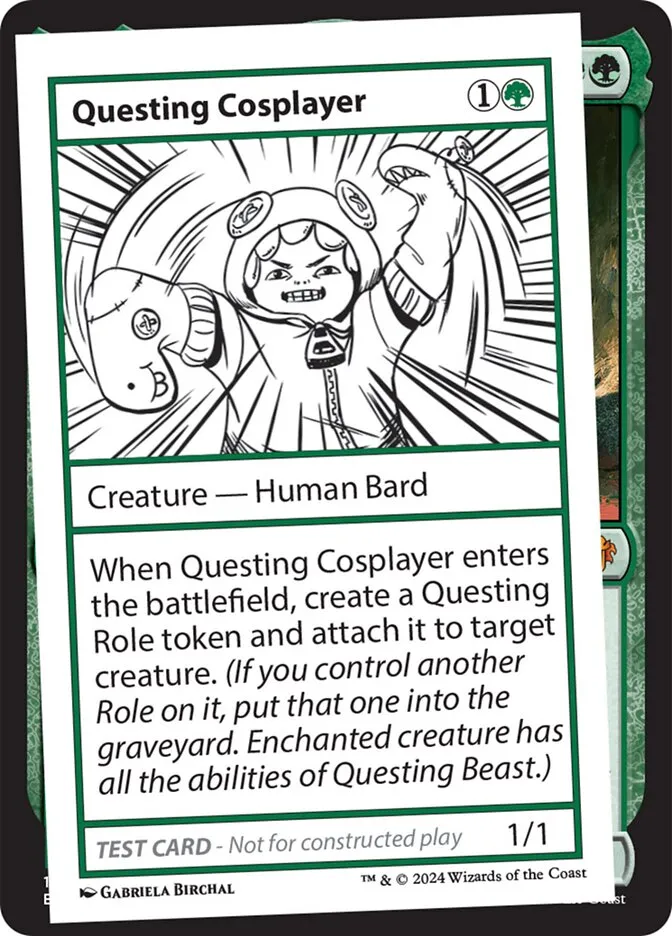 Questing Cosplayer Front Face