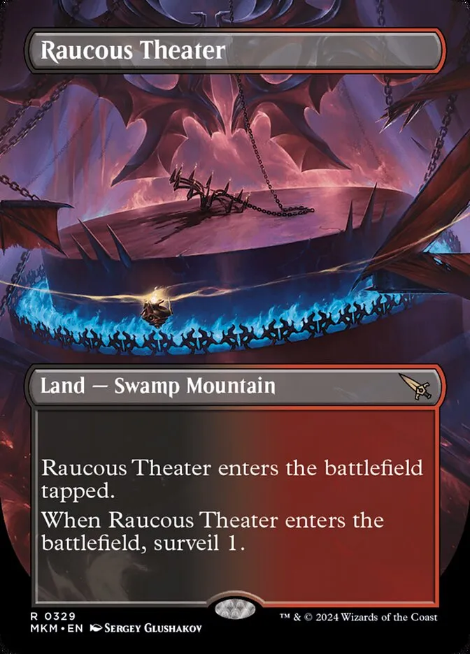 Raucous Theater Front Face