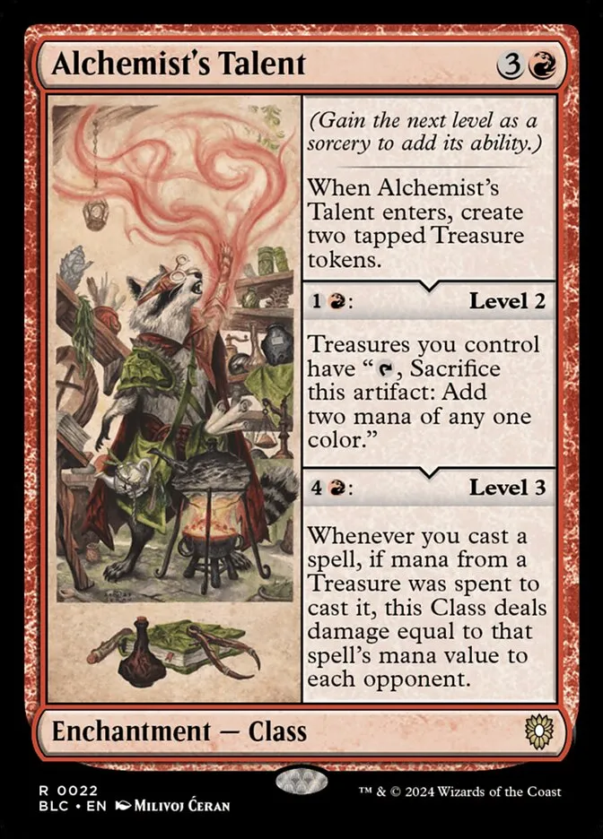 Alchemist's Talent Front Face