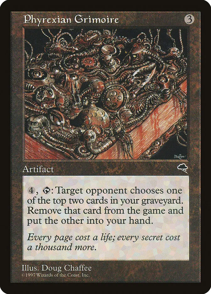 Phyrexian Grimoire Front Face