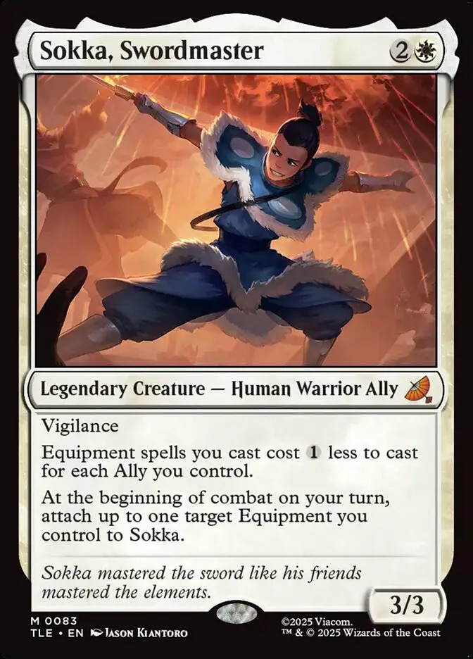 Sokka, Swordmaster Front Face
