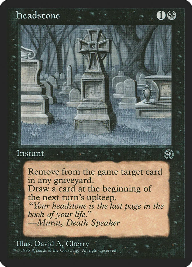 Headstone Front Face